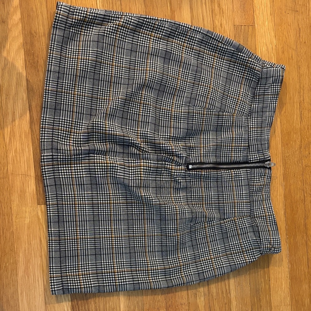Garage Plaid Zippered Women's Skirt